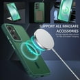thumbnail image 2 of for Samsung Galaxy A54 Case [Compatible with MagSafe] Magnetic Cases Slim Translucent Matte Back Anti-Scratch Skin Feeling Shockproof Protective Phone Case for Samsung Galaxy A54 5G, Green, 2 of 18