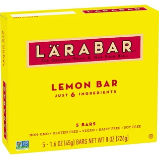 Luna Bar - Lemon Zest Flavor - Gluten-Free - Whole Nutrition Snack