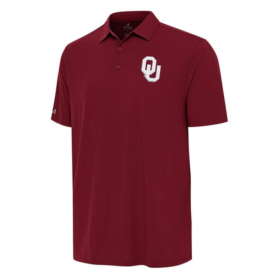 Men's Antigua Cardinal Oklahoma Sooners Era Polo