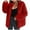 Red womens coat, variant on Usmixi Womens Winter Faux Fur Jacket Plush Coat for Women Long Sleeve Soft Fluffy Fleece Sherpa Jacket Casual Solid Open Zipper Plus Size Fuzzy Furry Outwear 2025 Faux Fur Jacket