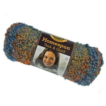 Craft County Ultra Soft Homespun Yarn - Acrylic & Polyester Blend Textured Chunky Yarn - Bulky Weight #6 Thread - 160 Yard (146 Meter) Skein