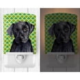 thumbnail image 2 of Caroline's Treasures SC9284CNL Labrador Black St. Patrick's Day Shamrock Portrait Ceramic Night Light, 6x4x3",, 2 of 2