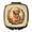 Golden Retriever  2146, variant on Golden Retriever and Flowers Compact Mirror 2.75 in x 3 in