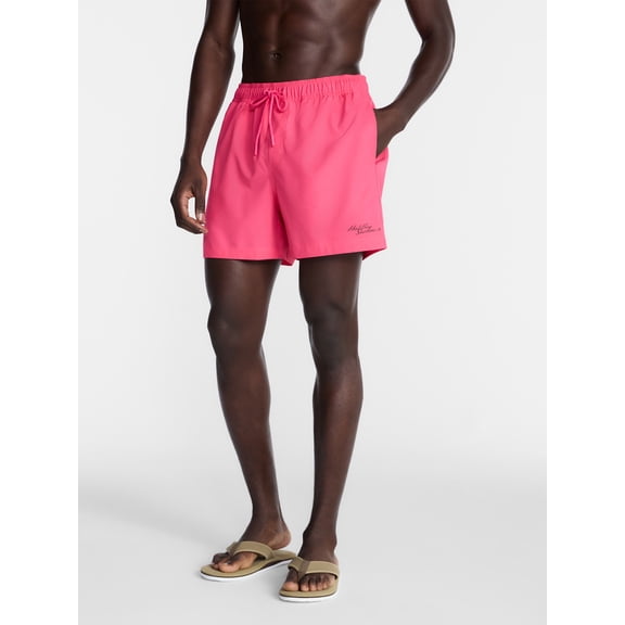 Hot Boy Summer by Megan Thee Stallion Men’s 5'' inseam Mesh Swim Shorts, Sizes S-3XL