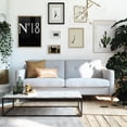 thumbnail image 3 of Mr. Kate Tess Sofa with Soft Pocket Coil Cushions, Small Space Living Room Furniture, Light Gray Linen, 3 of 13