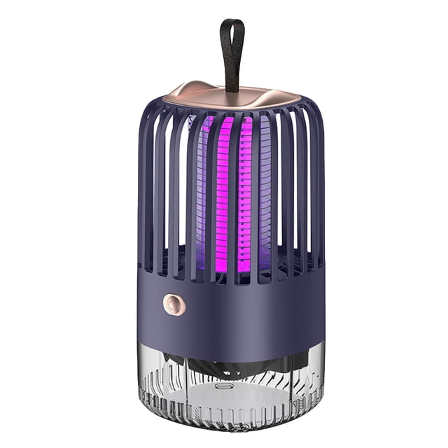 Trampa para insectos y moscas para interior y exterior, con luz ultravioleta, resistente al agua