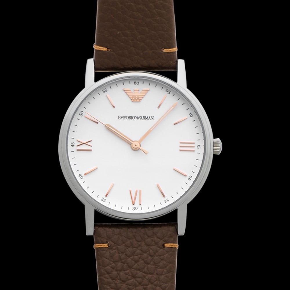 Emporio Armani Kappa Quartz White Dial Men's Watch 41mm AR11173 -  Walmart.com