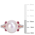 thumbnail image 2 of Everly Women's Ruby 10k Rose Gold Ring, 2 of 8