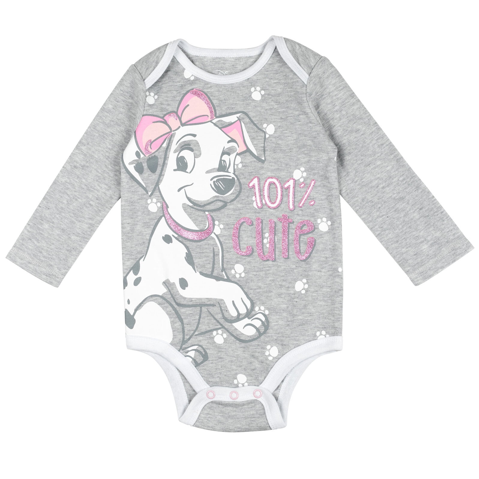 Disney Classics Dumbo Bambi Marie Infant Baby Girls 5 Pack Bodysuits Newborn to Infant