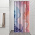 thumbnail image 2 of Blue Red Purple Marble Pattern Shower Curtain 36"x72" ,Bathroom Decorative Shower Curtains Set with 12 Hooks,Modern Waterproof Washable Shower Curtain, 2 of 6
