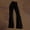 Black, variant on Endives Womens Jean Flare Pants Western Brown Fringe Flared Jeans Elastic Waist Trendy Stretchy Tassel Denim Pants Flare Pants White