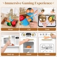 thumbnail image 4 of Wisairt Wooden Play Kitchen for Kids, Pretend Play Kitchen with Realistic Sounds & 23-Piece Accessory Set, White, Age 3+, 4 of 10