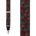 thumbnail image 2 of SuspenderStore Paisley Suspenders - 1.38-Inch Wide Elastic - Clip - 4 Colors & 2 Sizes, 2 of 4