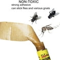 thumbnail image 3 of Indoor Fruit Fly Trap, Hanging Sticky Flypaper Strip, 5 Strips Per Pack, Non-Toxic Indoor And Outdoor Flying Insect Trap, Suitable For Mosquitoes, Midges, Insects, Pests, Etc., 3 of 7