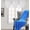 ROYAL BLUE, variant on Gorgeous Home Linen 1pc Versatil Small Throw Solid Super Soft Blanket 50"W X 60"L Yellow