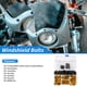 thumbnail image 2 of Tornillos de parabrisas Unique Bargains compatibles con la mayoría de las motos deportivas para Kawasaki, Yamaha, Suzuki, Honda, acero inoxidable, goma, tono dorado, 2 of 6