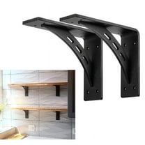 Heavy Duty Shelf Brackets , Max Load 1100 Lbs ,Premium Metal Mantel Brackets (Set of 2) Fireplace Mantel Brackets