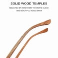 thumbnail image 5 of Men's Sunglasses Stylish and Durable Wood Frame Sunglasses for Outdoor Activities Protect Your Eyes UV Rays, 5 of 5