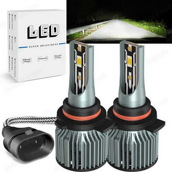 For 2014-2016 Buick Lacrosse 9012 HIR2 LED Headlight Bulbs Kits 6000K Hi Low Beam 2 Bulb 60W 12000LM CSP
