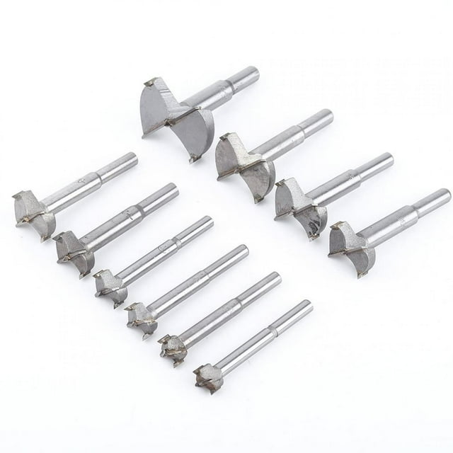Broca plana para madera Jadeshay 10 piezas 14-50 mm Taladro Forstner Herramienta de corte de orificios