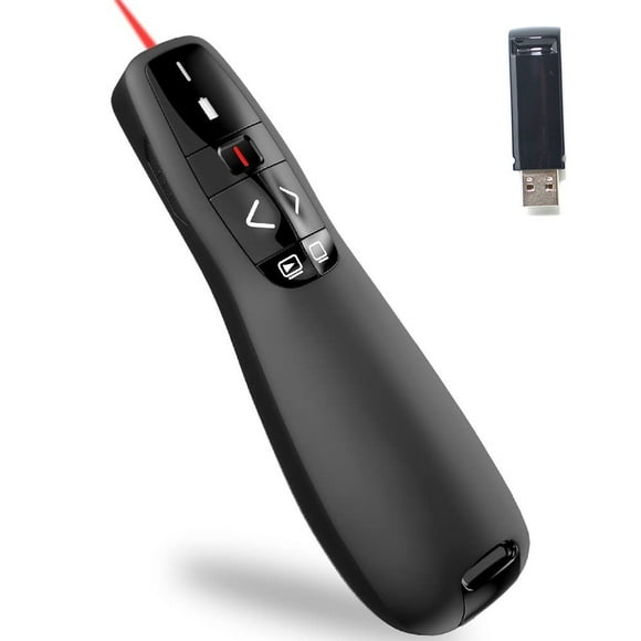 Wireless Presenter Remote, USB Presentation Remote Control PowerPoint Presentation Clicker Page Turning Pen PPT Page Turning Pen Presenter Teaching Pen