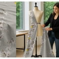 thumbnail image 5 of Soimoi Cotton Poplin Fabric Floral & Yellow Bird Printed Fabric 1 Yard 56 Inch Wide, 5 of 7