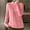 Pink, variant on Zedker Sweaters for Women Mock Turtleneck Long Sleeve Soft Shirts Fall Ribbed Tops Tee,Plus Size Blue L