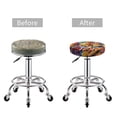 thumbnail image 5 of Lsque Vibrant Picnic Food Spread Pattern Round Bar chair cushion covers Velvet Fabric Premium Comfort Protects from Scratches and Stains for 14-17 Inch Chair-14 inch, 5 of 7