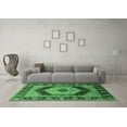 thumbnail image 3 of Ahgly Company Indoor Rectangle Persian Emerald Green Traditional Area Rugs, 5' x 8', 3 of 4