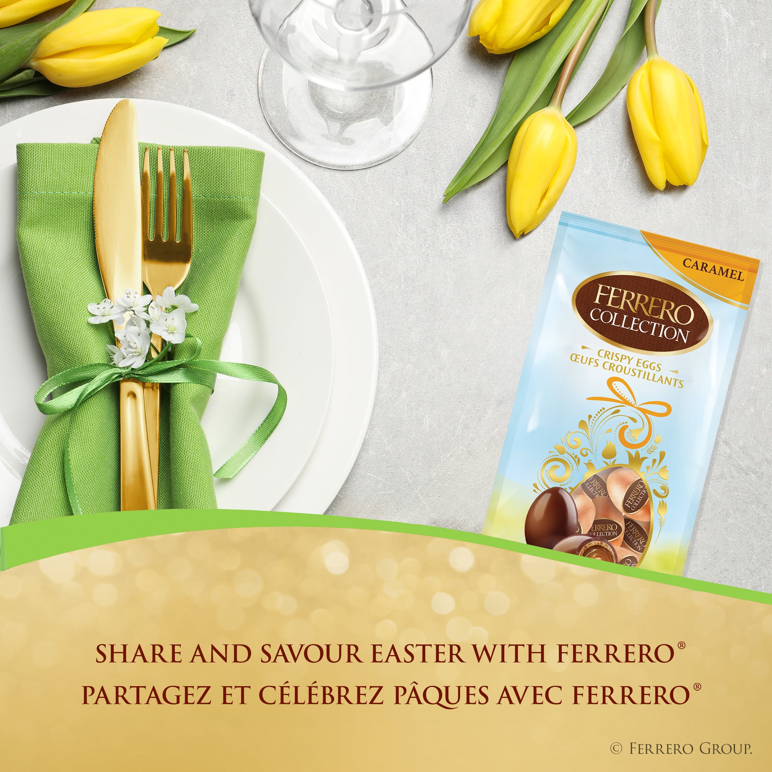 Ferrero Collection® Eggs, Caramel Chocolate Eggs, Creamy Caramel Filling, Easter Eggs