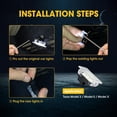thumbnail image 4 of Kit De Lámpara De Luces Interiores Led Ultrabrillante De Repuesto De Luz Led De 2 Uds Compatible Con Lámpara De Ambiente Tesla Model 3 X S Yuarrent VI012286-02, 4 of 6