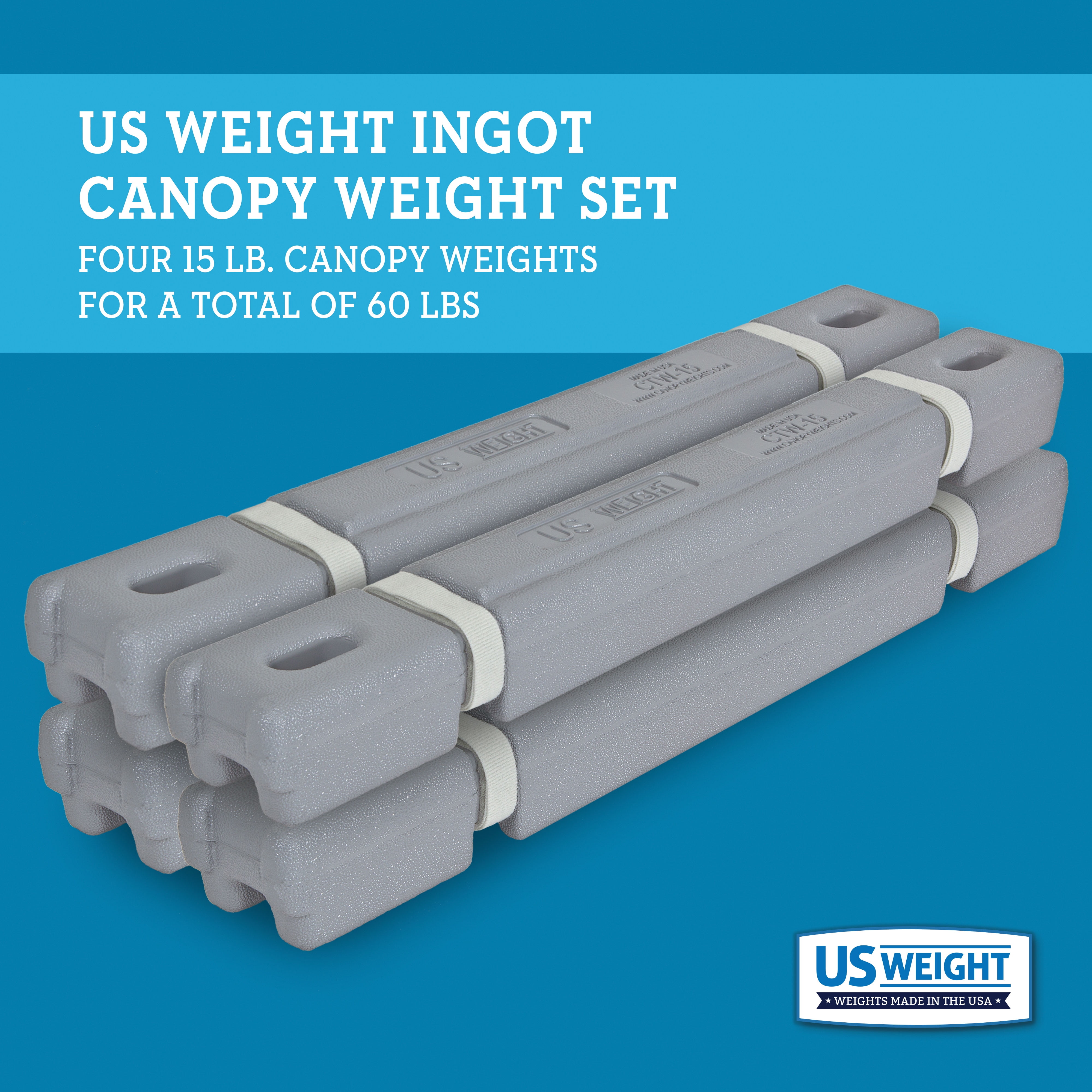 Spaco Weight Tailgater Canopy Weights Set of 6 with No-Pinch Design for