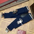thumbnail image 3 of Amerteer Heavy Duty Clip Suspenders for Men - Men's Adjustable X Back Mens Suspenders Straps with Clips, 3 of 7
