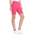 thumbnail image 2 of Women's High Waist Workout Shorts Activewear Stretch Biker Fit, 2 of 4