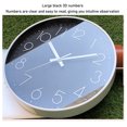 thumbnail image 3 of Reloj de Pared ANGGREK redondo Moderno 12 pulgadas, 3 of 8