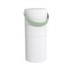 thumbnail image 1 of Purificador de aire compacto en tono verde claro, ideal para oficinas y hogares, elimina humo y polvo eficientemente. Funciona en silencio, perfecto para dormitorios y espacios pequeños hasta 10 pies, 1 of 6