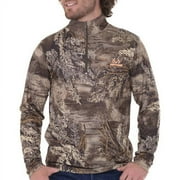 Men's 1/4 Zip Long Sleeve Camo Performance Top - Realtree Max 1XT