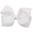 thumbnail image 2 of 3 Inch Baby Girl Hair Bows Boutique Hair Clip Teens Toddlers Hairpin Headwear - Set of 2 (White), 2 of 5