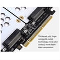 thumbnail image 4 of PH46-2 Disco Duro Dual SFF8639 U.2 NVME y de 2,5 Pulgadas A Tarjeta Dividida PCIE4.0, 4 of 5