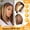 Brown light brown mixed color, variant on SUCS Women Blonde Remy Human Hair Wig Lace Short Bob Full Wigs Pre Plucked Glueless Wigs