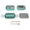 thumbnail image 2 of CHICIRIS Lunch Boxes, 1400ml Stainless Steel Lunchbox With Chopsticks Spoon, Microwave Safe, Portable 2 Layer Bento Boxes For Students, Office Workers, 2 of 8