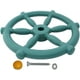 thumbnail image 5 of Accesorios para juegos infantiles - Timón de barco pirata para casa de juegos al aire libre, casa del árbol, juego de jardín o columpio - Piezas de madera (verde), 5 of 8