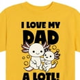 thumbnail image 3 of Instant Message - I Love My Dad A Lotl - Toddler & Youth Short Sleeve Graphic T-Shirt, 3 of 6