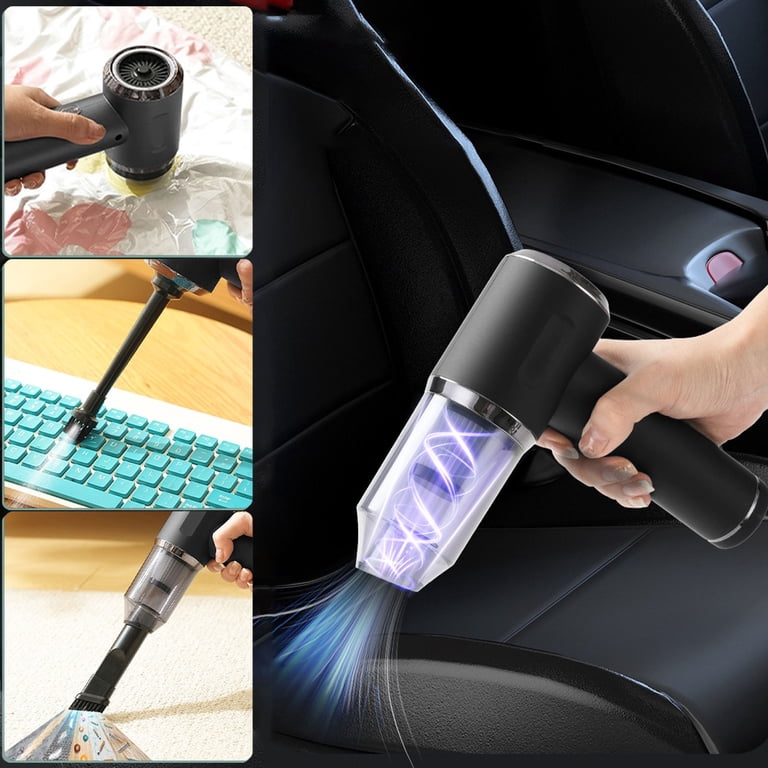 Cordless Handheld Vacuum Cleaner - 9000PA Powerful Suction, Wet/Dry, USB Rechargeable For Car & Home
