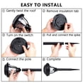 thumbnail image 4 of FKHouse Classic Solar Outdoor Garden Pathway LED Lights, 6 Pack, 4 of 9