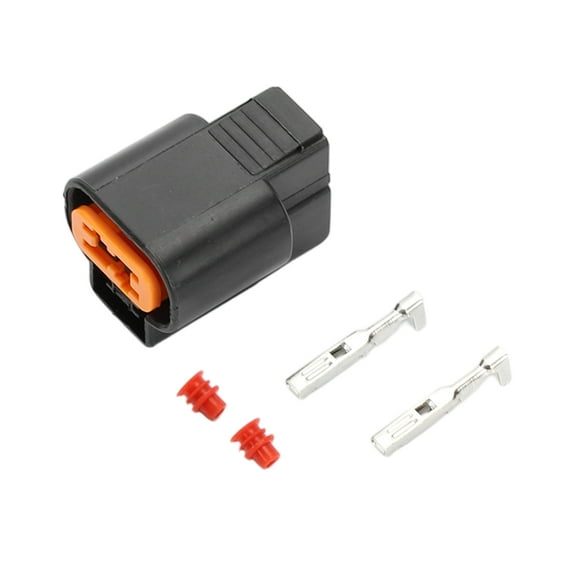 Unique Bargains 2 Pin ABS Sensor Connector Plug Waterproof Female Wire Terminal Connector for Mitsubishi 1 Set