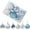 Blue, variant on Maynos 12Pcs/set Mini Christmas Balls Ornaments, Small Shatterproof Christmas Baubles for Xmas Christmas Tree, Hanging Ball for Holiday Wedding Party Decoration