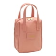 thumbnail image 1 of fastboy PU All Beauty Essentials In One Place Durable Makeup Bag Scratch-proof Cosmetic Organizer Bag Handle pink, 1 of 6