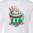 thumbnail image 4 of Inktastic Holiday Marshmallows in Hot Chocolate Long Sleeve Youth T-Shirt, 4 of 5