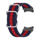 thumbnail image 1 of Injueey Correa duradera del reemplazo de la banda de Smartwatch del paño compatible con los relojes deportivos de los hombres resistentes Electrónica azul rojo No. 4, 1 of 6